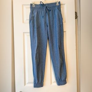 Albion feather blue destination joggers